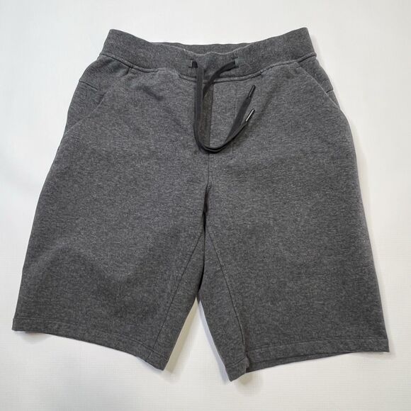 Lululemon City Sweat Short Mens Small 9.5 Inseam Heathered Black Athletic - Picture 5 of 13